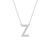 Necklaces Smiling Rocks | My Type 0.21Ct "Z" Lab Grown Diamond Necklace Nl-00171Wht