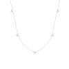 Necklaces Smiling Rocks | Bubbly 0.40Ct Lab Grown Diamonds Necklace Nl-00287Wht