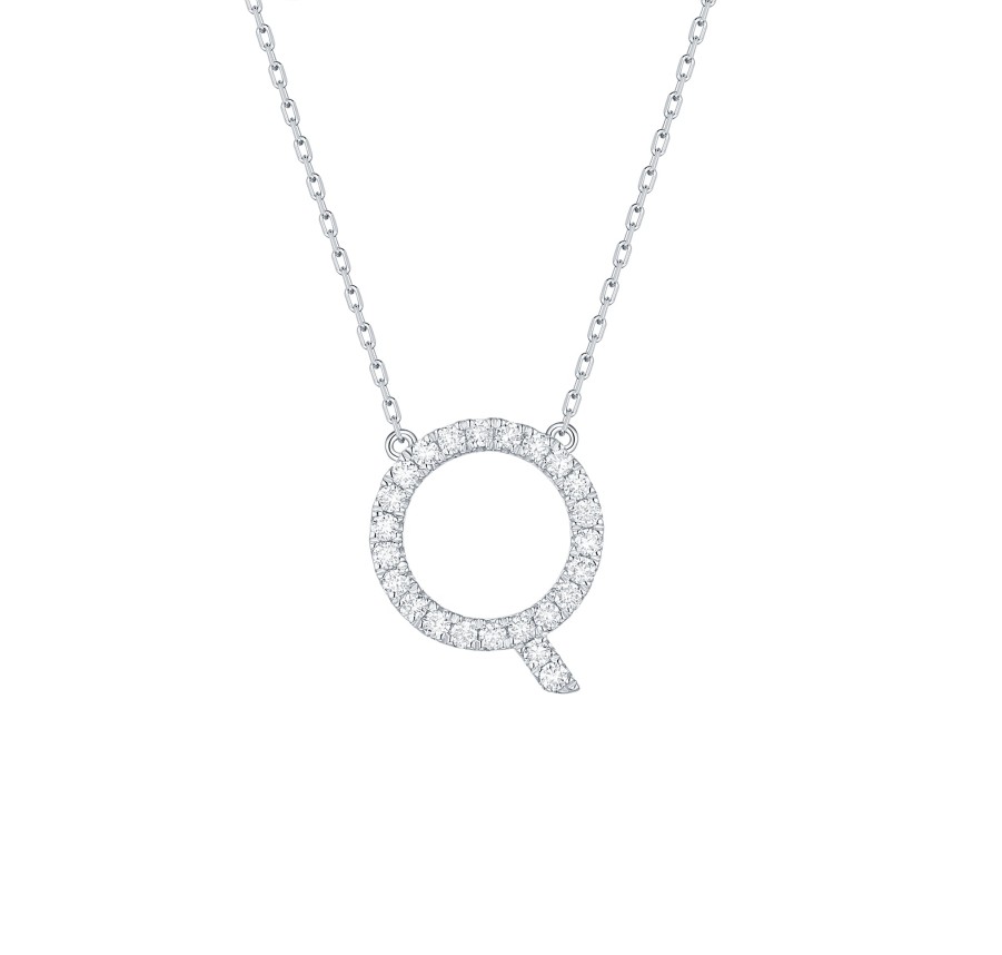 Necklaces Smiling Rocks | My Type 0.28Ct "Q" Lab Grown Diamond Necklace Nl-00162Wht