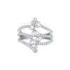 Rings Smiling Rocks | Bubbly 1.01Ct Lab Grown Diamonds Ring R-00316Wht