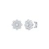 Earrings Smiling Rocks | Essentials 0.39Ct Flower Earrings E-00279Wht