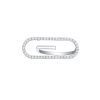 Rings Smiling Rocks | Skyline 0.43Ct Pin Ring R-00385Wht