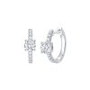 Earrings Smiling Rocks | Lab Grown Diamond 0.82Ct Round Mini Hoop Earrings