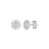 Earrings Smiling Rocks | Sunshine 0.23Ctw Lab Grown Diamond Studs E-00733Wht White Gold