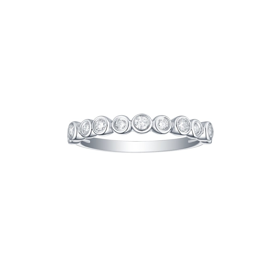 Rings Smiling Rocks | Bubbly 0.28Ct Lab Grown Diamonds Ring R-00379Wht