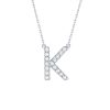 Necklaces Smiling Rocks | My Type 0.25Ct "K" Lab Grown Diamond Necklace Nl-00156Wht