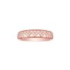 Rings Smiling Rocks | Stackable 0.20Ctw Lab Grown Diamond Band R-00698Wht Rose Gold