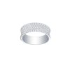 Rings Smiling Rocks | Lab Grown Diamond 6.06Ctw Half Eternity Band R-01963Wht