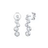 Earrings Smiling Rocks | Bubbly 0.51Ct Lab Grown Diamonds Earrings E-00188Wht