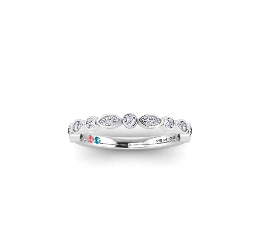 Rings Smiling Rocks | Lab Grown Diamond Engagement Classic Band