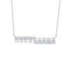 Necklaces Smiling Rocks | Drizzle 0.36 Ct Lab Grown Diamond Necklace Nl-00336Wht