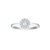 Rings Smiling Rocks | Essentials 0.37Ct Halo Ring R-00275Wht