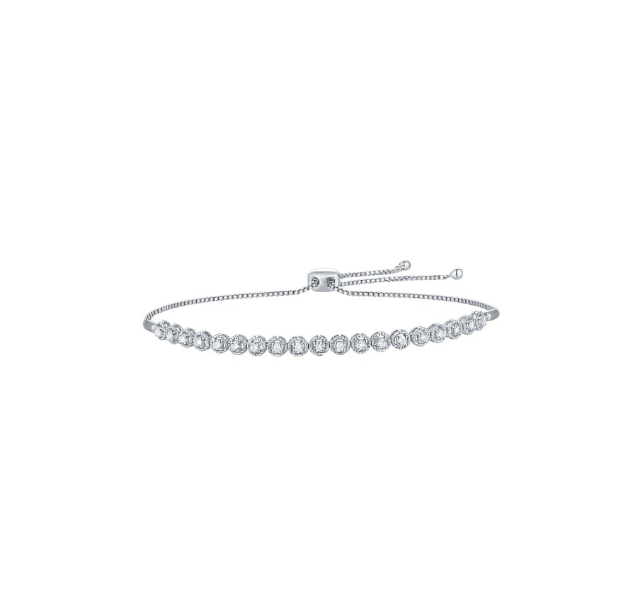 Bracelets Smiling Rocks | Bubbly 0.72Ct Bracelet Bl-00255Wht