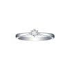 Rings Smiling Rocks | Engagement 0.15Ct Solitaire Ring R-00043Wht