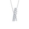 Necklaces Smiling Rocks | Drizzle 0.35Ct Lab Grown Diamond Necklace Nl-00351Wht