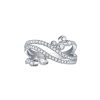 Rings Smiling Rocks | Bubbly 0.66Ct Lab Grown Diamonds Ring R-00319Wht