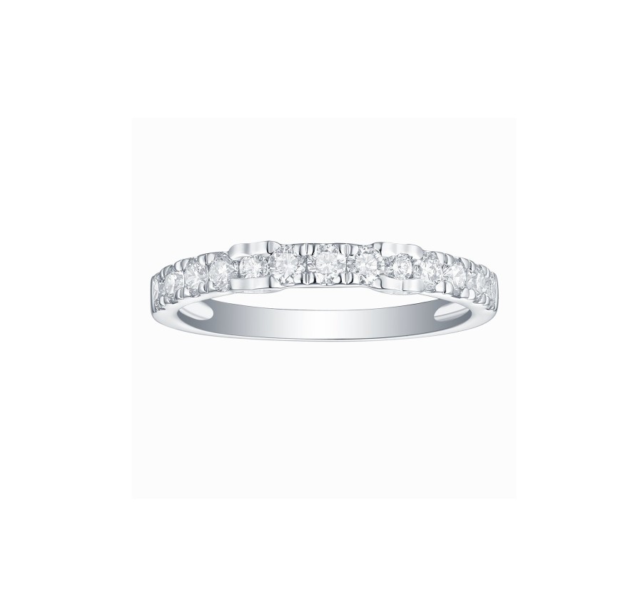 Rings Smiling Rocks | Essentials 0.54Ct Stackable Band R-00270Wht