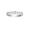 Rings Smiling Rocks | Essentials 1Ct Half Eternity Channel Band R-00026Wht