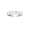 Rings Smiling Rocks | Wedding Band In 2Ctw Five Stone Ring R-00646Wht