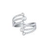 Rings Smiling Rocks | Bubbly 1.03Ct Lab Grown Diamonds Ring R-00317Wht