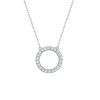 Necklaces Smiling Rocks | My Type 0.26Ct "O" Lab Grown Diamond Necklace Nl-00160Wht