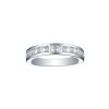 Rings Smiling Rocks | Essentials 1.50Ct Half Eternity Channel Band R-00027Wht