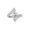 Rings Smiling Rocks | Bubbly 0.78Ct Lab Grown Diamonds Ring R-00318Wht