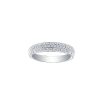 Rings Smiling Rocks | Lab Grown Diamond 4.66Ctw Half Eternity Band R-01964Wht