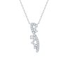 Necklaces Smiling Rocks | Drizzle 0.39Ct Lab Grown Diamond Necklace Nl-00339Wht