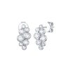 Earrings Smiling Rocks | Bubbly 0.95Ct Lab Grown Diamonds Earrings E-00185Wht