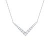 Necklaces Smiling Rocks | Essentials 0.51Ct Geometric Necklace Nl-00300Wht