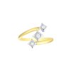 Rings Smiling Rocks | Sparkle 0.22Ctw Lab Grown Diamond Ring R-00607Wht White Yellow Gold