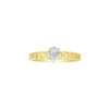 Rings Smiling Rocks | Lab Grown Diamond Oval Solitaire Linking Chain Ring