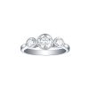 Rings Smiling Rocks | Essentials 1Ct Three Stone Bezel Ring R-00040Wht