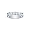 Rings Smiling Rocks | Essentials 2Ct Half Eternity Channel Band R-00028Wht