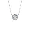 Necklaces Smiling Rocks | Essentials 0.50Ct Solitaire Necklace Nl-00095Wht