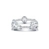 Rings Smiling Rocks | Bubbly 0.76Ct Lab Grown Diamonds Ring R-00199Wht