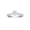 Rings Smiling Rocks | Engagement 1Ct Solitaire Ring R-00051Wht