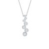 Necklaces Smiling Rocks | Bubbly 0.47Ct Lab Grown Diamonds Necklace Nl-00189Wht