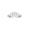 Rings Smiling Rocks | Bridal 1.79Ctw Oval Three Stone Ring Lab Grown Diamond R-00560Wht White Gold