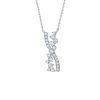 Necklaces Smiling Rocks | Drizzle 0.38Ct Lab Grown Diamond Necklace Nl-00345Wht