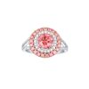 Rings Smiling Rocks | Souffle Pink 2.14Ctw Lab Grown Diamond Ring R-00473Pnk White Rose Gold