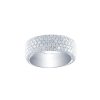 Rings Smiling Rocks | Lab Grown Diamond 7.11Ctw Half Eternity Band R-01960Wht