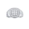 Rings Smiling Rocks | Lab Grown Diamond 0.95Ct Men'S Band R-02007Wht