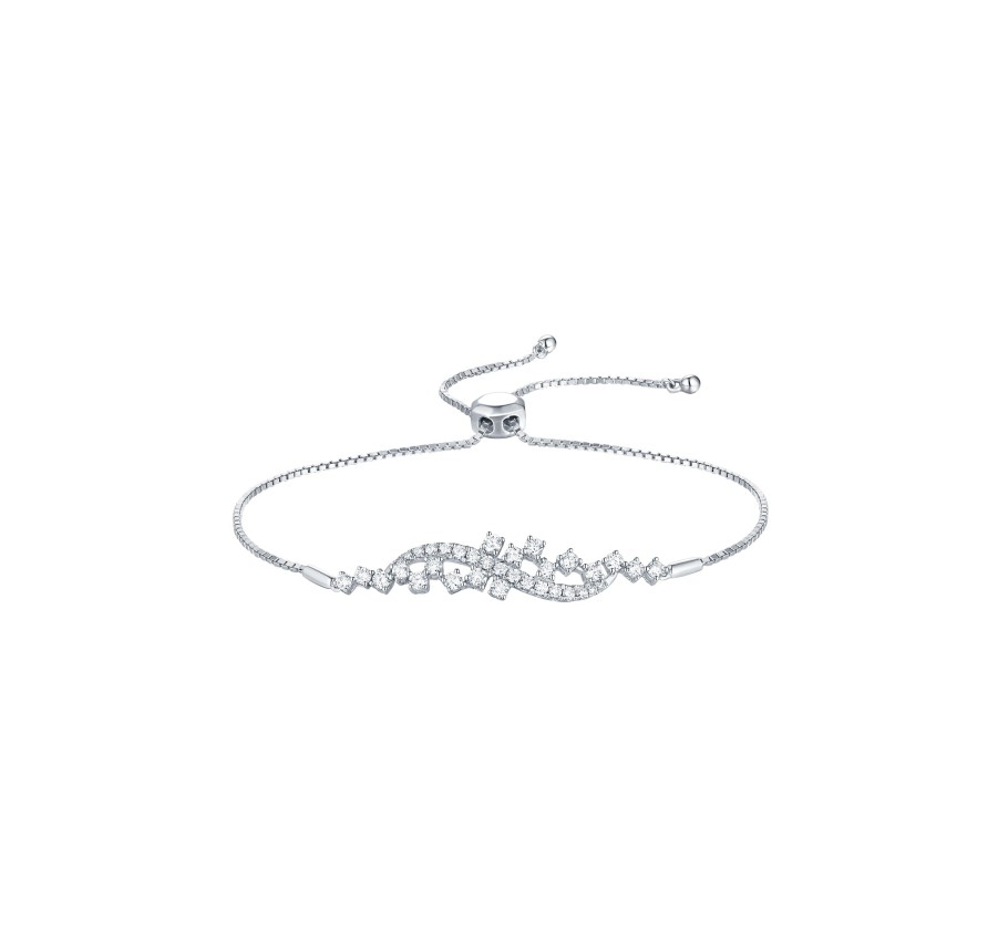 Bracelets Smiling Rocks | Drizzle Lab Grown Diamond 1.07Ct Bracelet Bl-00236Wht