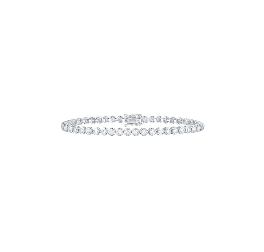 Bracelets Smiling Rocks | Bubbly Lab Grown Diamonds 3.23Ct Bracelet Bl-00430Wht