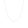 Necklaces Smiling Rocks | Bubbly 0.72Ct Lab Grown Diamonds Necklace Nl-00289Wht