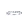 Rings Smiling Rocks | Lab Grown Diamond 0.96Ctw Half Eternity Band R-01776Wht