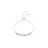 Bracelets Smiling Rocks | Essentials 0.33Ct Links Bolo Bracelet Bl-00249Wht