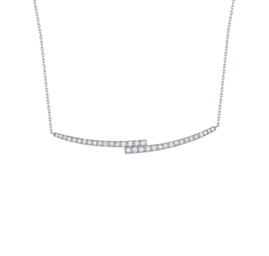 Necklaces Smiling Rocks | Essentials 0.61Ct Smile Necklace Nl-00181Wht